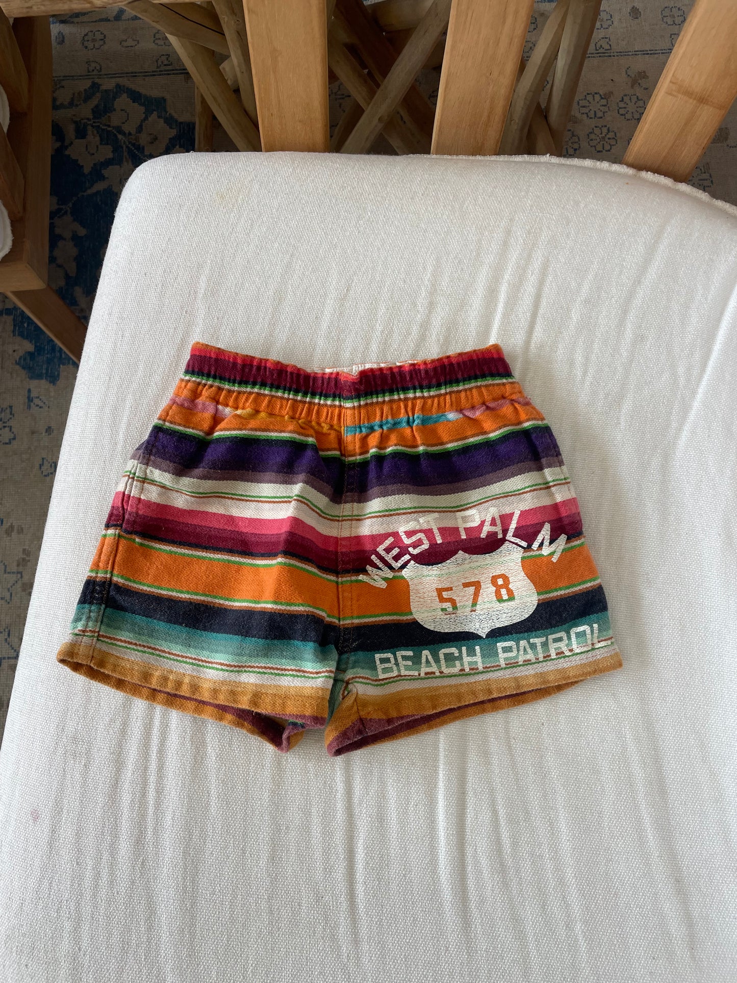 Kid's Vintage Colorful Shorts