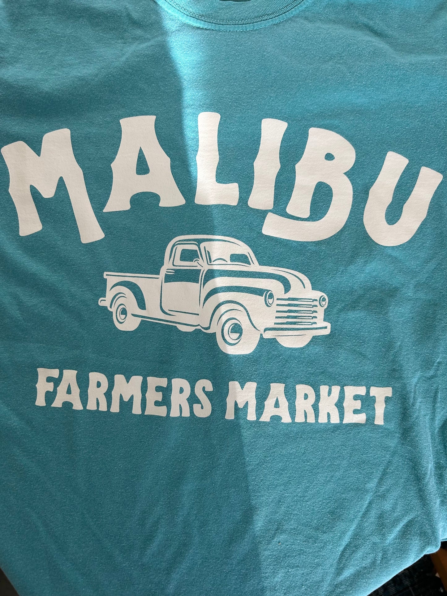 Malibu Farmers Market Tee-Teal