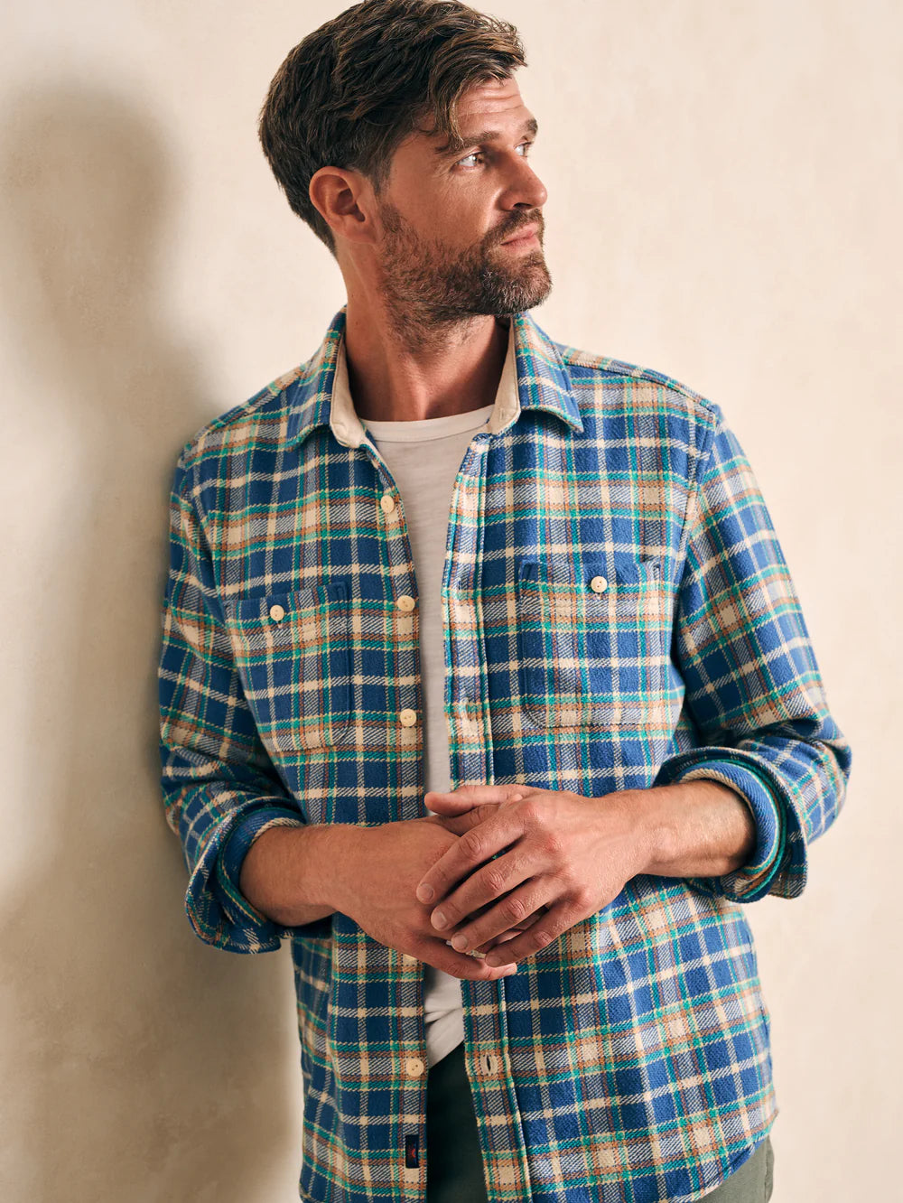 The Surf Flannel BLUE