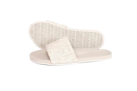 Women's Slide Recycled Pable Straps - Natural/Sea Salt