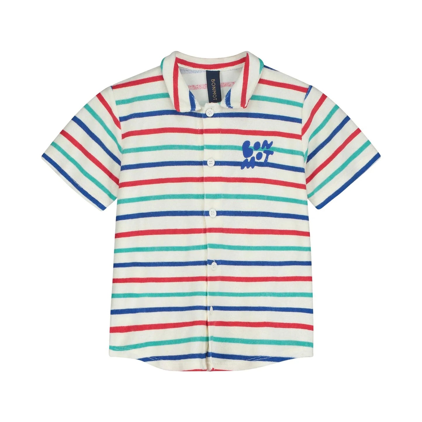 Terry shirt multicolor stripes