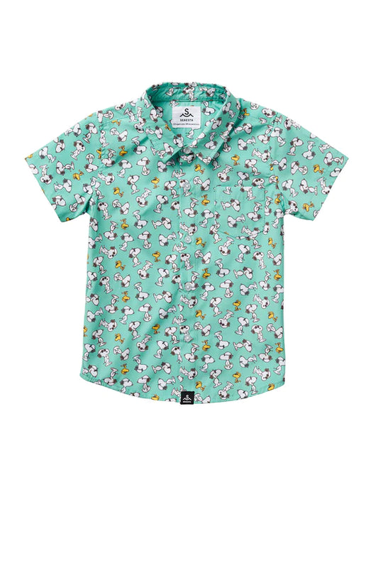 Seaesta Surf x Peanuts Snoopy Button Up
